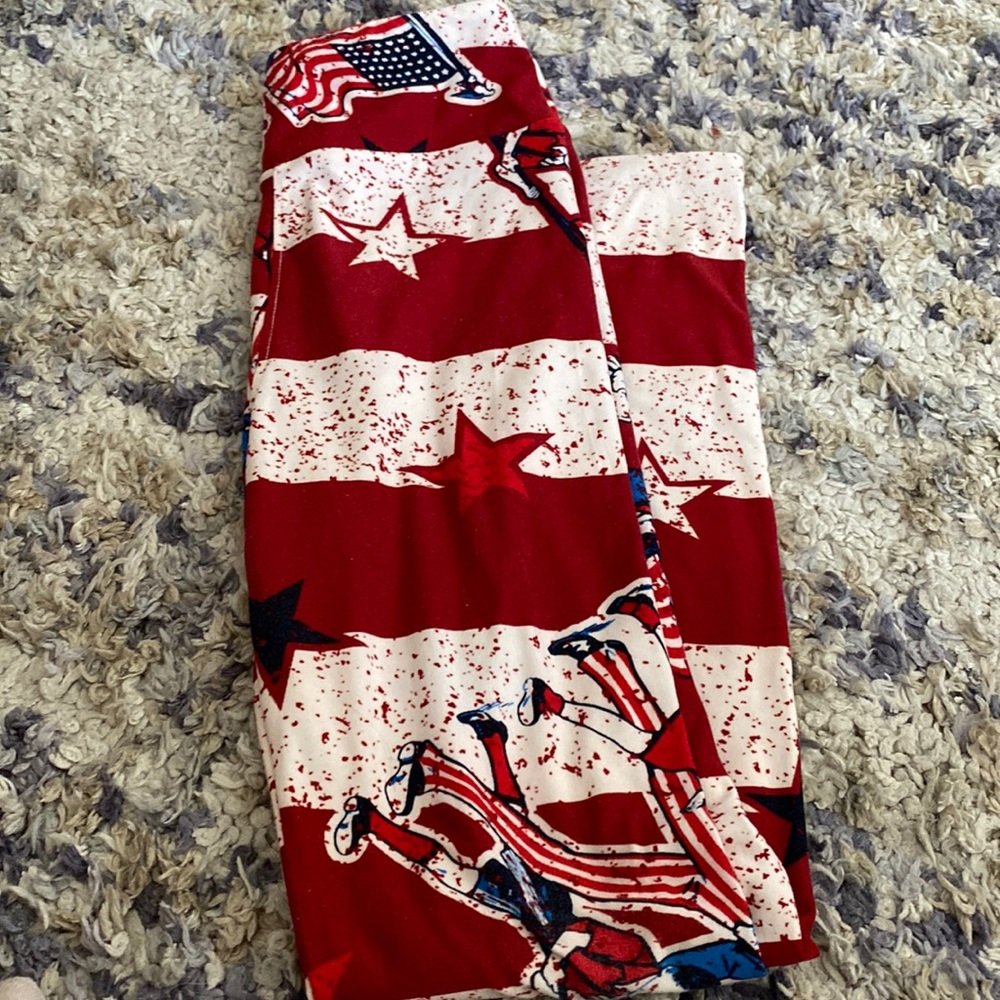 Patriotic, leggings,tween LuLaRoe